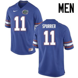 Men's Florida Gators #11 Steve Spurrier NCAA Nike Blue Authentic Stitched College Football Jersey IFA5062OA